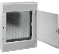 Слаботочный навесной щит мультимедийный Рувинил с монтажной пластиной, серый 68054С-СЛ