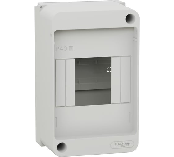 Навесной бокс Systeme Electric City9 Box без дверцы, 4 модуля EZ9EAA104 1