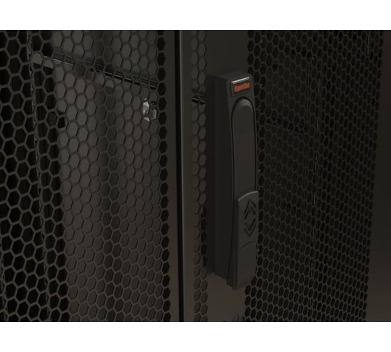 Напольный 19-дюймовый шкаф Hyperline TTR-4281-DD-RAL9005, 42U, 2055x800x1000 мм, черный, 425251