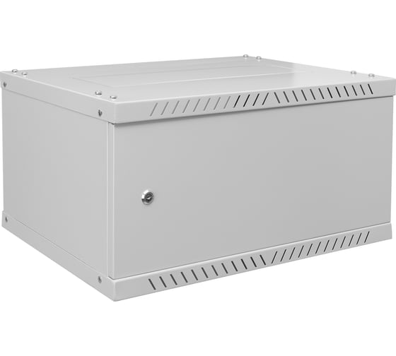 Шкаф ЭПМ ШТК серии А навесной 6U (600x310х350), дверь металл, RAL7035 28386 1