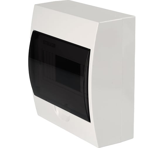 Бокс настенный STEKKER EBX50-5/08-50 8 модулей, белый, пластик, IP50, серия ArcaLight 50520