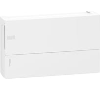 Навесной бокс Systeme Electric RESI9 MP Mini Pragma с белой дверью, 1 ряд, 18 модулей SE MIP12118