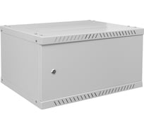 Шкаф телекоммуникационный навесной ЭПМ ШТК серии А 6U (600x310х450), дверь металл, RAL7035 28289