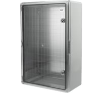 Корпус пластиковый REXANT ЩМПп с прозрачной дверцей и монтажной панелью, 600х400х200мм, АБС, УХЛ1, IP65 11-0417