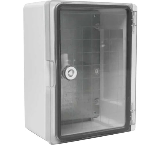 Корпус пластиковый STEKKER ЩМПп EBX60-6/04-65 IP65 c прозрачной дверью (280х210х130) пластик, серия ArcaWP65+, 50719 1