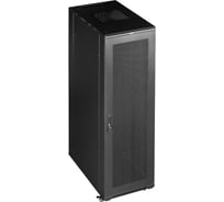 Шкаф TWT 19 Business, 42U 800x800, черный, передняя дв. перфорир., задняя дв. распашная перфорир TWT-CBB-42U-8x8-P1