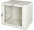 Шкаф TWT настенный Pro 22U 600x450, стеклянная дверь, II TWT-CBWPG-22U-6x4-GY 1