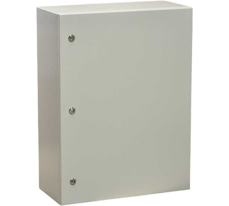 Корпус металлический с монтажной панелью Dekraft ЩРНМ, IP31, 500х400х220 мм, RAL7035 32957DEK