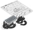 Шкаф телекоммуникационный ExeGate 19 настенный 15U EC-WM-15U.600.M.BLACK 19”, 15U, 600x600x769mm ШхГхВ , передняя дверь металл, съемные боковые панели 300268 12