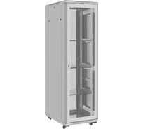 Шкаф телекоммуникационный ExeGate 19 напольный 42U EC-FS-42U.600.800.V.V.GREY 19”, 42U, 600x800x2054mm ШхГхВ , передняя и задняя двери перфорированные 300277