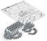 Шкаф телекоммуникационный ExeGate 19 настенный 15U EC-WM-15U.600.M.GREY 19”, 15U, 600x600x769mm ШхГхВ , передняя дверь металл, съемные боковые панели 300269 12