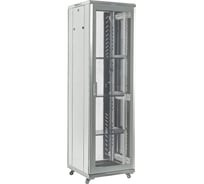Телекоммуникационный напольный шкаф REXANT 19 42U 600x800мм, дверь перфорация, серый RAL7035 04-4268-231