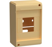 Корпус пластиковый IEK UNION Mini КМПн-4 IP20 без двери сосна UIM-KP71-N-04-20-K34