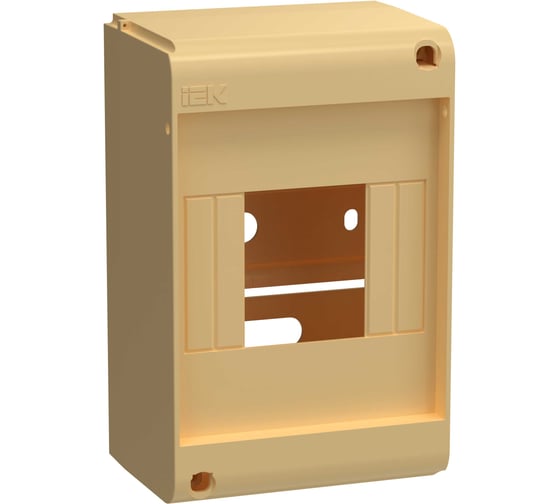 Корпус пластиковый IEK UNION Mini КМПн-4 IP20 без двери сосна UIM-KP71-N-04-20-K34