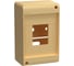 Корпус пластиковый IEK UNION Mini КМПн-4 IP20 без двери сосна UIM-KP71-N-04-20-K34 1