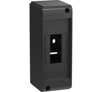 Корпус пластиковый IEK UNION Mini КМПн-2 IP20 без двери черный UIM-KP71-N-02-20-K02