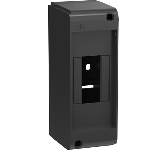 Корпус пластиковый IEK UNION Mini КМПн-2 IP20 без двери черный UIM-KP71-N-02-20-K02