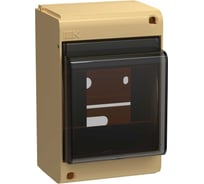 Корпус пластиковый IEK UNION Mini КМПн-4 IP30 сосна UIM-KP72-N-04-20-K34