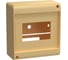 Корпус пластиковый IEK UNION Mini КМПн-6 IP20 без двери сосна UIM-KP71-N-06-20-K34 1