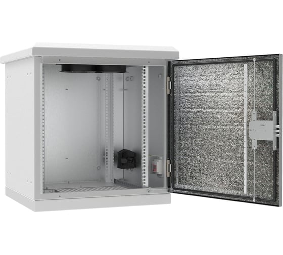 Антивандальный уличный термошкаф АМАДОН из листовой стали с обогревом и вентиляцией. Габариты, мм: Ш630хВ600хГ600. ТША336.А-63.12U.60-ST