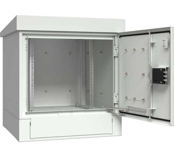 Антивандальный уличный термошкаф АМАДОН без системы климат-контроля. Габариты, мм: Ш750хВ600хГ800. ШМА300.А-75.12U.80-ST