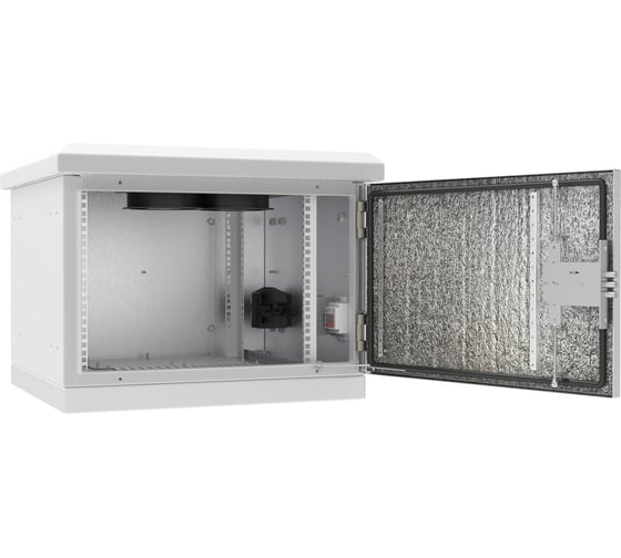 Антивандальный уличный термошкаф АМАДОН из листовой стали с обогревом и вентиляцией. Габариты, мм: Ш630хВ400хГ600. ТША316.А-63.6U.60-ST