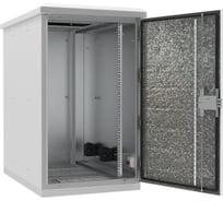 Антивандальный уличный термошкаф АМАДОН из листовой стали с обогревом. Габариты, мм: Ш630хВ1000хГ600. ТША330.А-63.18U.60-ST