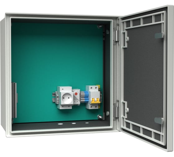 Уличный радиопроницаемый термошкаф АМАДОН с обогревом. Габариты, мм: Ш400хВ400хГ200. ТШО130.Р-40.40.20-PL