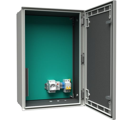 Уличный радиопроницаемый термошкаф АМАДОН с обогревом. Габариты, мм: Ш400хВ600хГ230. ТШО130.Р-40.60.23-PL