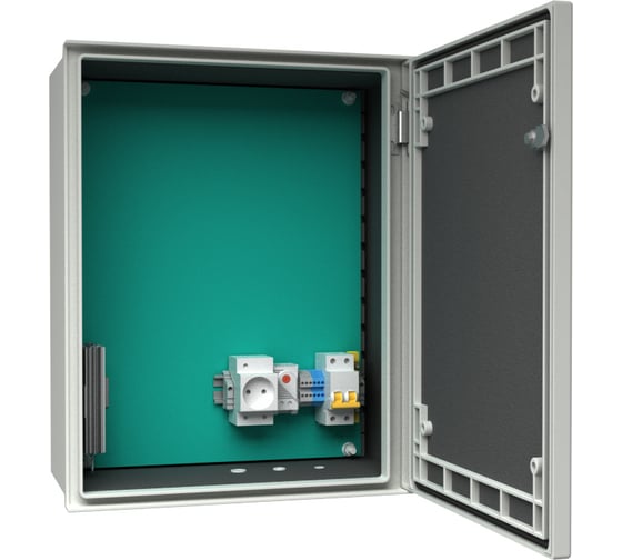 Уличный радиопроницаемый термошкаф АМАДОН с обогревом. Габариты, мм: Ш400хВ500хГ200. ТШО110.Р-40.50.20-PL