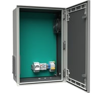 Уличный радиопроницаемый термошкаф АМАДОН с обогревом и вентиляцией. Габариты, мм: Ш400хВ600хГ230. ТШВ112.Р-40.60.23-PL