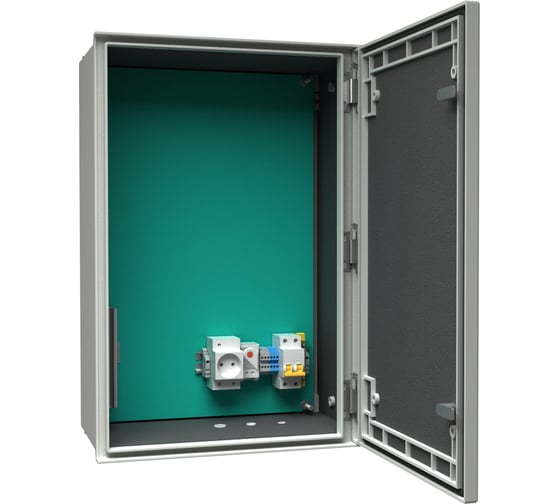 Уличный радиопроницаемый термошкаф АМАДОН с обогревом. Габариты, мм: Ш400хВ600хГ230. ТШО110.Р-40.60.23-PL