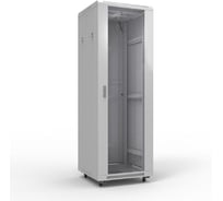 Шкаф телекоммуникационный напольный REXANT 19 22U 600х1000мм дверь стекло разборный серый RAL7035 04-2315