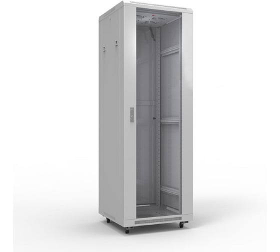 Шкаф телекоммуникационный напольный REXANT  19 22U 600х1000мм дверь стекло разборный серый RAL7035 04-2315