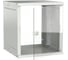 Шкаф настенный GENERICA 12U 600х600мм стеклянная дверь серый LWE3-12U66-GF-G 1