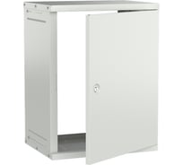 Шкаф настенный GENERICA 15U 600х450мм металлическая дверь серый LWE3-15U64-MF-G