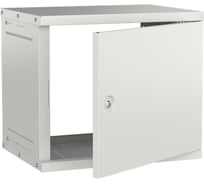 Шкаф настенный GENERICA 9U 600х450мм металлическая дверь серый LWE3-09U64-MF-G