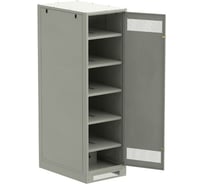 Шкаф ITK LINEA B (пустой) 2000х600мм дверь двустворчатая, металл, серый LB35-20H69-M