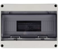Распределительный бокс модульный навесной PDB/W 4012 Jazzway серый с прозрачной крышкой 12 модулей (ЩРН-ПГ-12) IP65 5072084