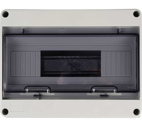 Распределительный бокс модульный навесной PDB/W 4012 Jazzway серый с прозрачной крышкой 12 модулей (ЩРН-ПГ-12) IP65 5072084