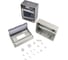 Щит распределительный бокс модульный навесной Jazzway PDB/W 4012 серый с прозрачной крышкой 12 модулей (ЩРН-ПГ-12) IP65, 5072084 30