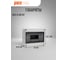 Щит распределительный бокс модульный навесной Jazzway PDB/W 4012 серый с прозрачной крышкой 12 модулей (ЩРН-ПГ-12) IP65, 5072084 4