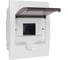 Щит распределительный бокс модульный встраиваемый Jazzway PDB/R 1006 белый с прозрачной крышкой 6 модулей (ЩРВ-П-6) IP41, 5071735 20