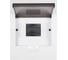 Щит распределительный бокс модульный встраиваемый Jazzway PDB/R 1006 белый с прозрачной крышкой 6 модулей (ЩРВ-П-6) IP41, 5071735 21