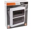 Щит распределительный бокс модульный навесной Jazzway PDB/W 1024 белый с прозрачной крышкой 24 модуля (ЩРН-П-24) IP41, 5071698 33