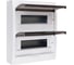 Щит распределительный бокс модульный навесной Jazzway PDB/W 1024 белый с прозрачной крышкой 24 модуля (ЩРН-П-24) IP41, 5071698 19