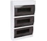 Щит распределительный бокс модульный навесной Jazzway PDB/W 1036 белый с прозрачной крышкой 36 модулей (ЩРН-П-36) IP41, 5071704 18