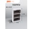 Щит распределительный бокс модульный навесной Jazzway PDB/W 1036 белый с прозрачной крышкой 36 модулей (ЩРН-П-36) IP41, 5071704 4