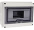 Распределительный бокс модульный навесной Jazzway PDB/W 4008 серый с прозрачной крышкой 8 модулей (ЩРН-ПГ-8) IP65 5072060 17