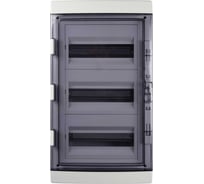 Распределительный бокс модульный навесной PDB/W 4036 Jazzway серый с прозрачной крышкой 36 модулей (ЩРН-ПГ-36) IP65 5072169